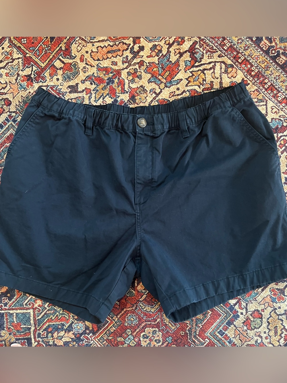 chubbies Navy Men's Flat Front Shorts